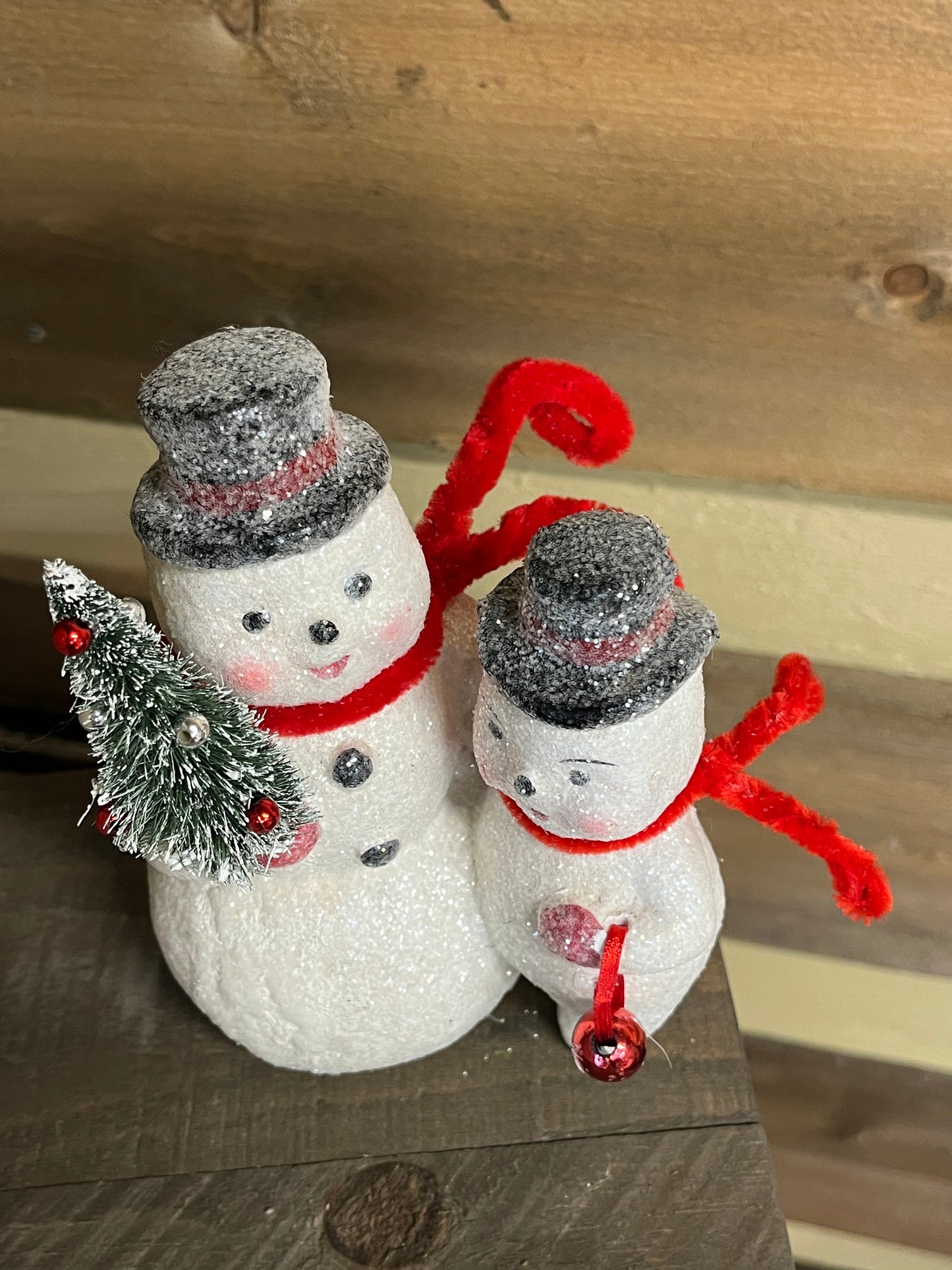 Figurine, 6.5", SNOWMAN PAIR