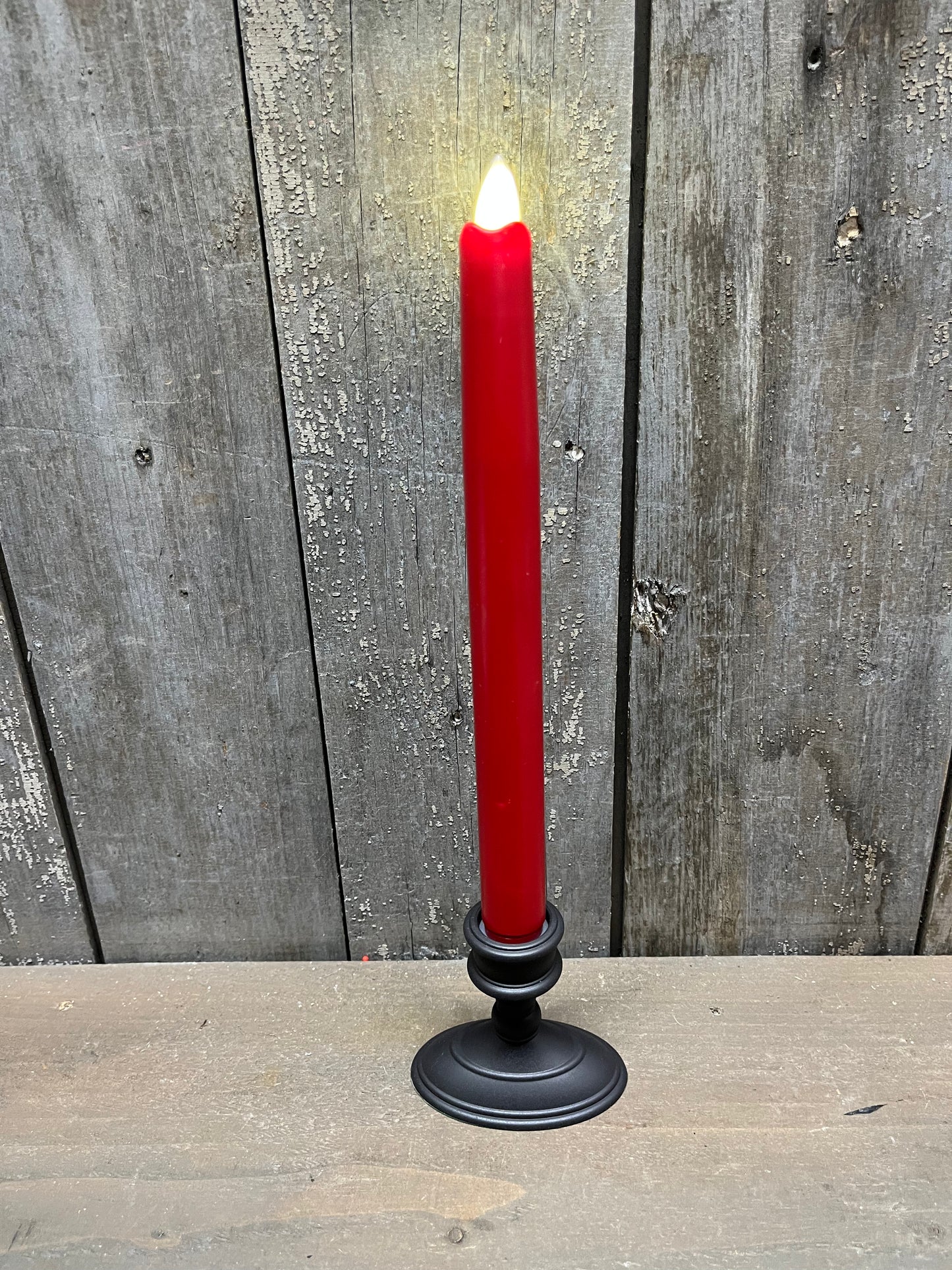 Taper Candle, Serene, 9” RED