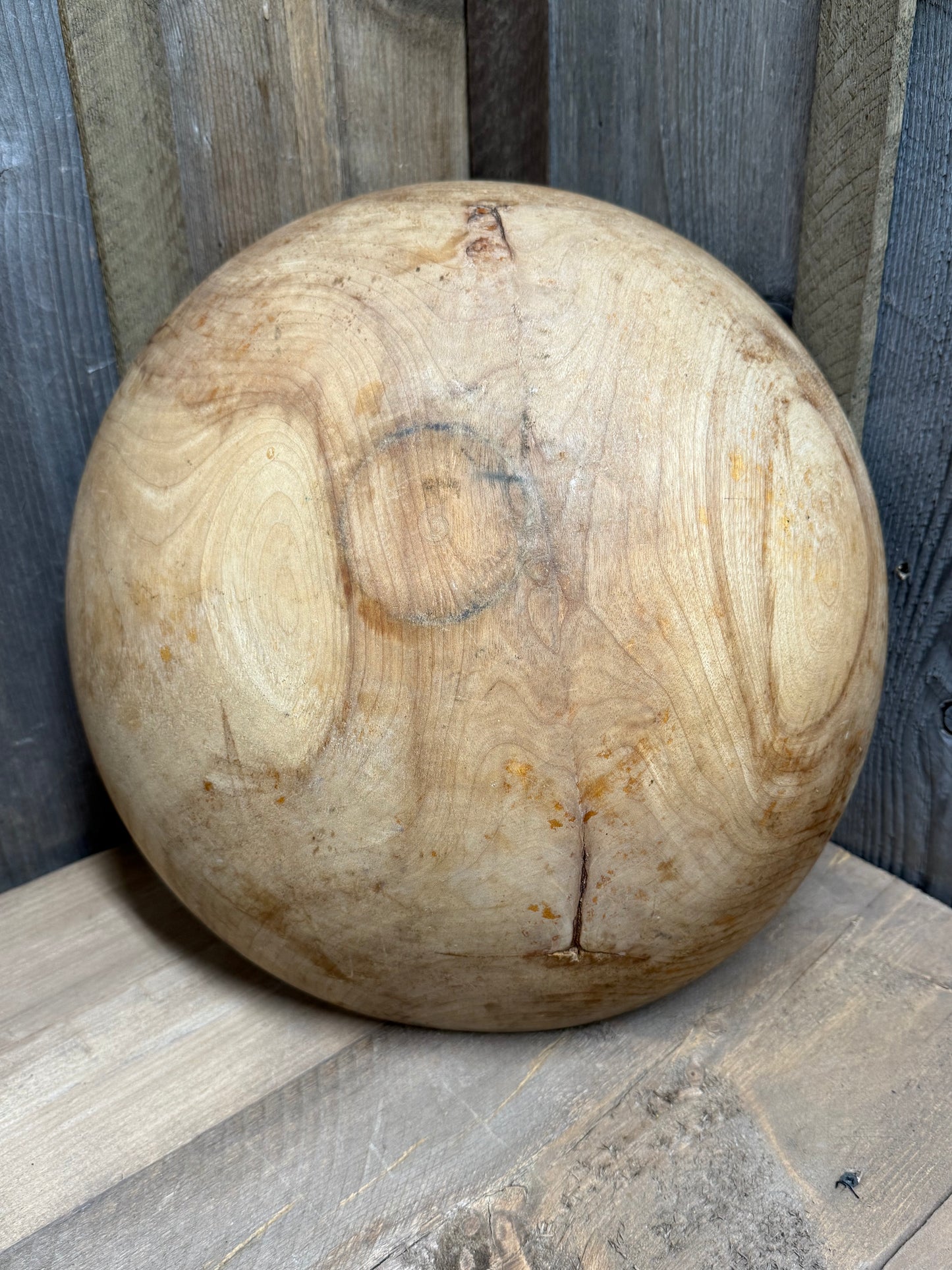Butter/Dough Bowl, 13.25" OOR, UNEVEN