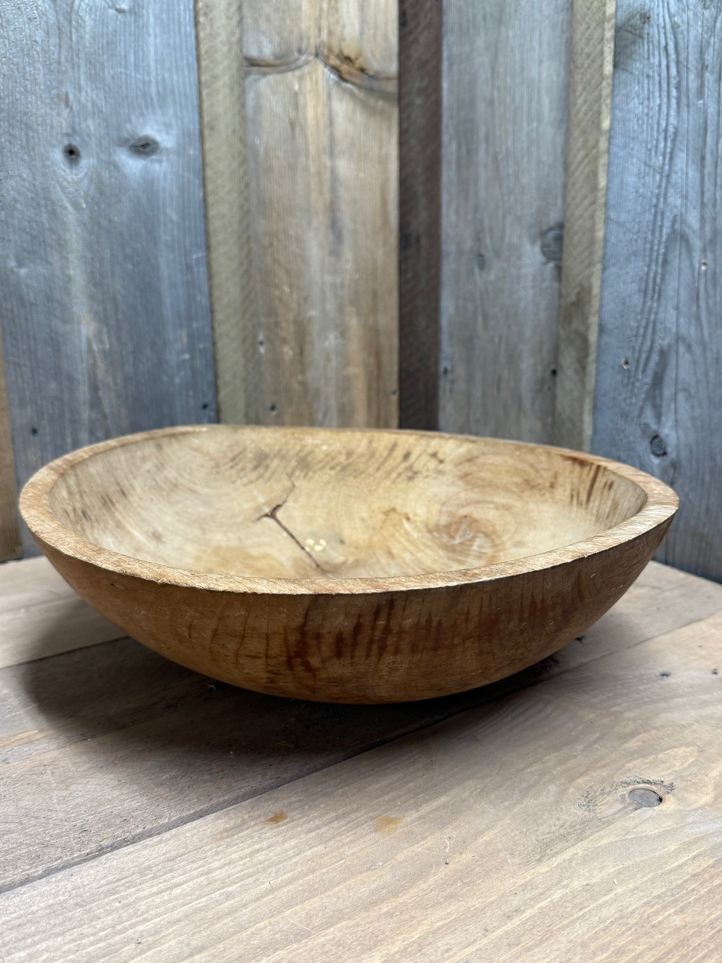 Butter/Dough Bowl, 13.25" OOR, UNEVEN