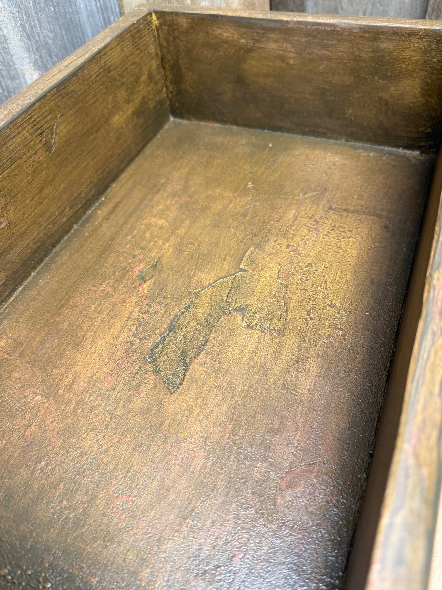 1 DRAWER CADDY, Distressed