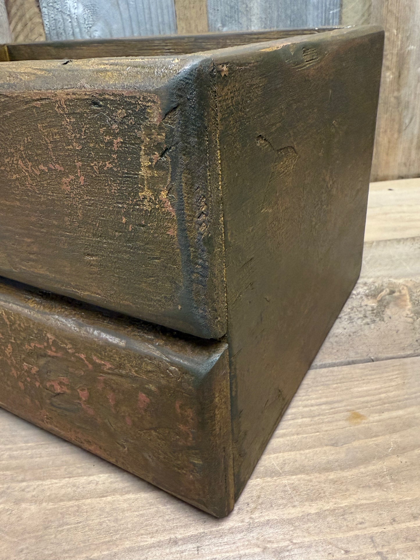 1 DRAWER CADDY, Distressed