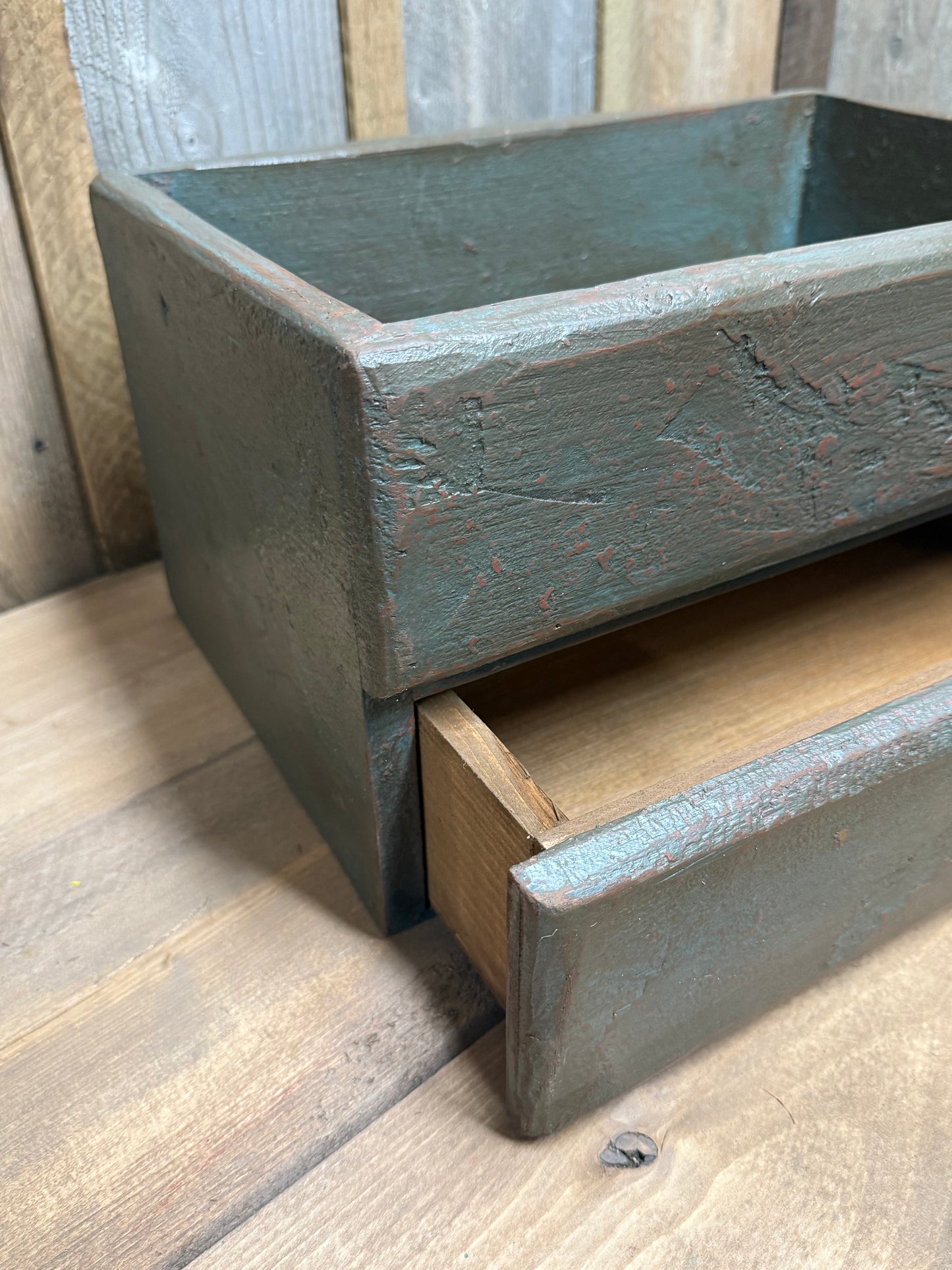 1 DRAWER CADDY, Distressed