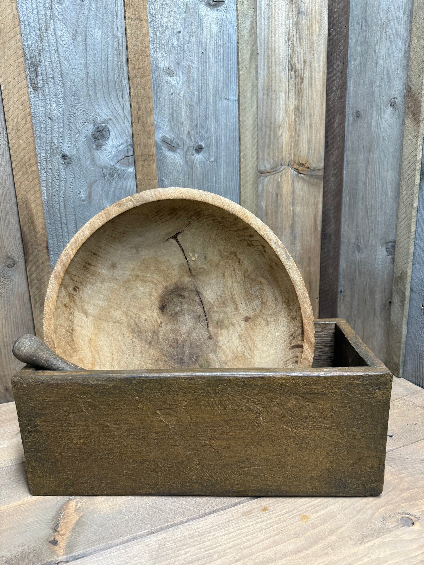 BOWL BOX, Distressed