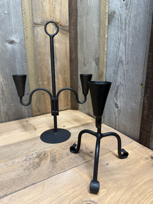 CANDLE HOLDERS, 2 Styles, Touched Up