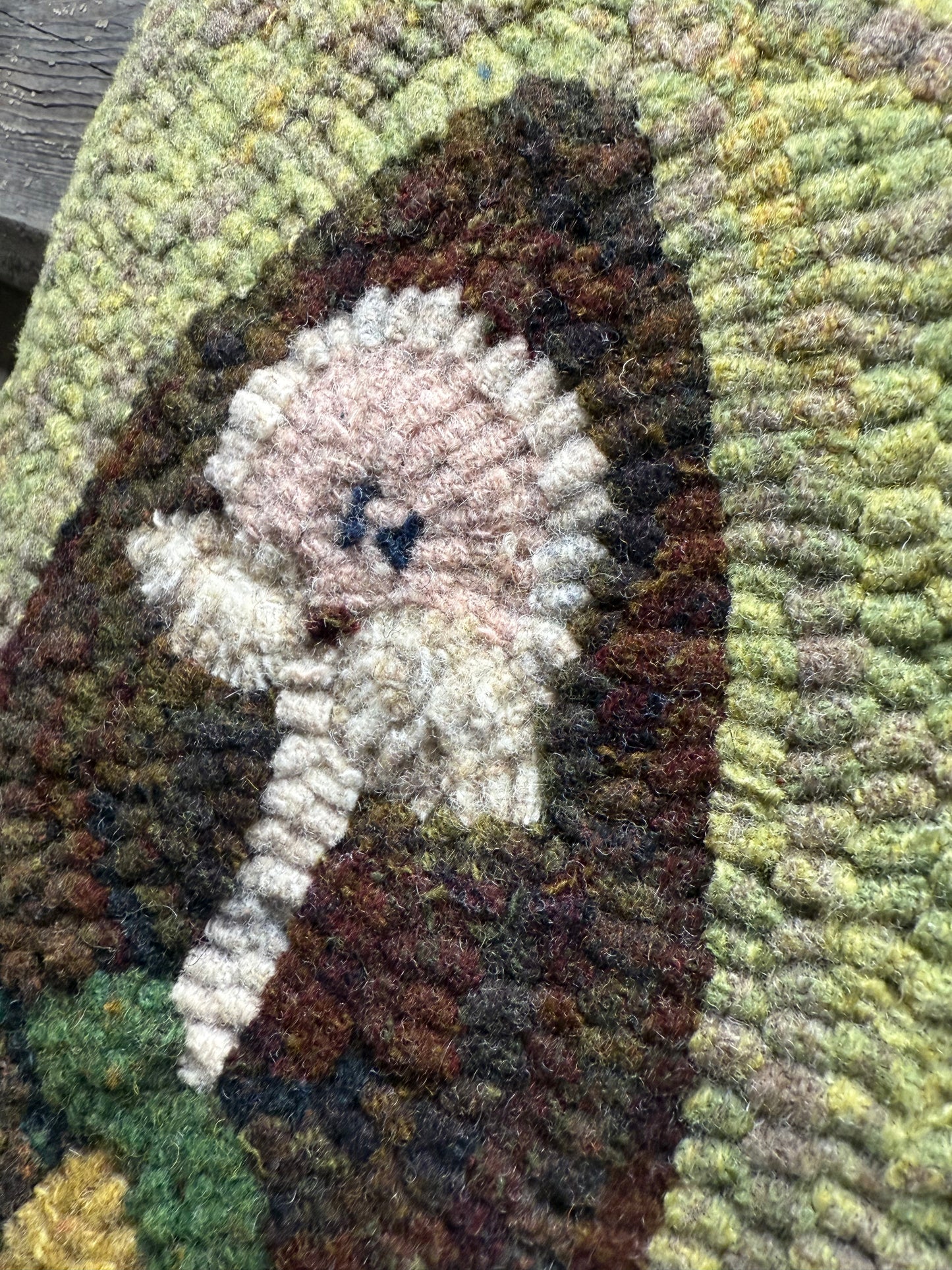 Class, 7/12, Rug Hooking, PRIMITIVE SANTA & STAR