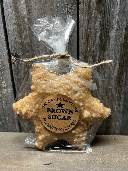 Floating Candle, Large, BROWN SUGAR