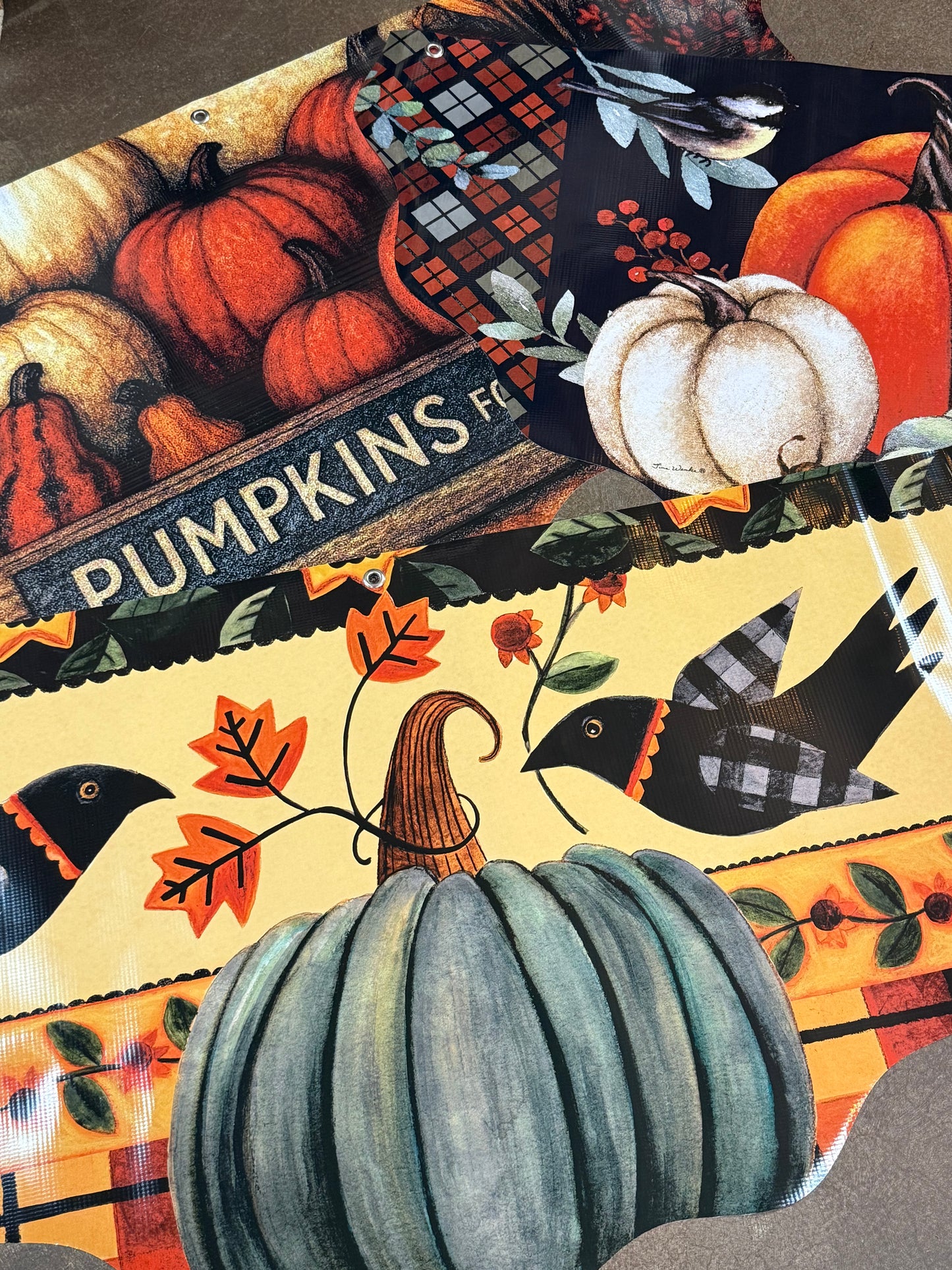 Vinyl Bunting, 24"X 48", AUTUMN