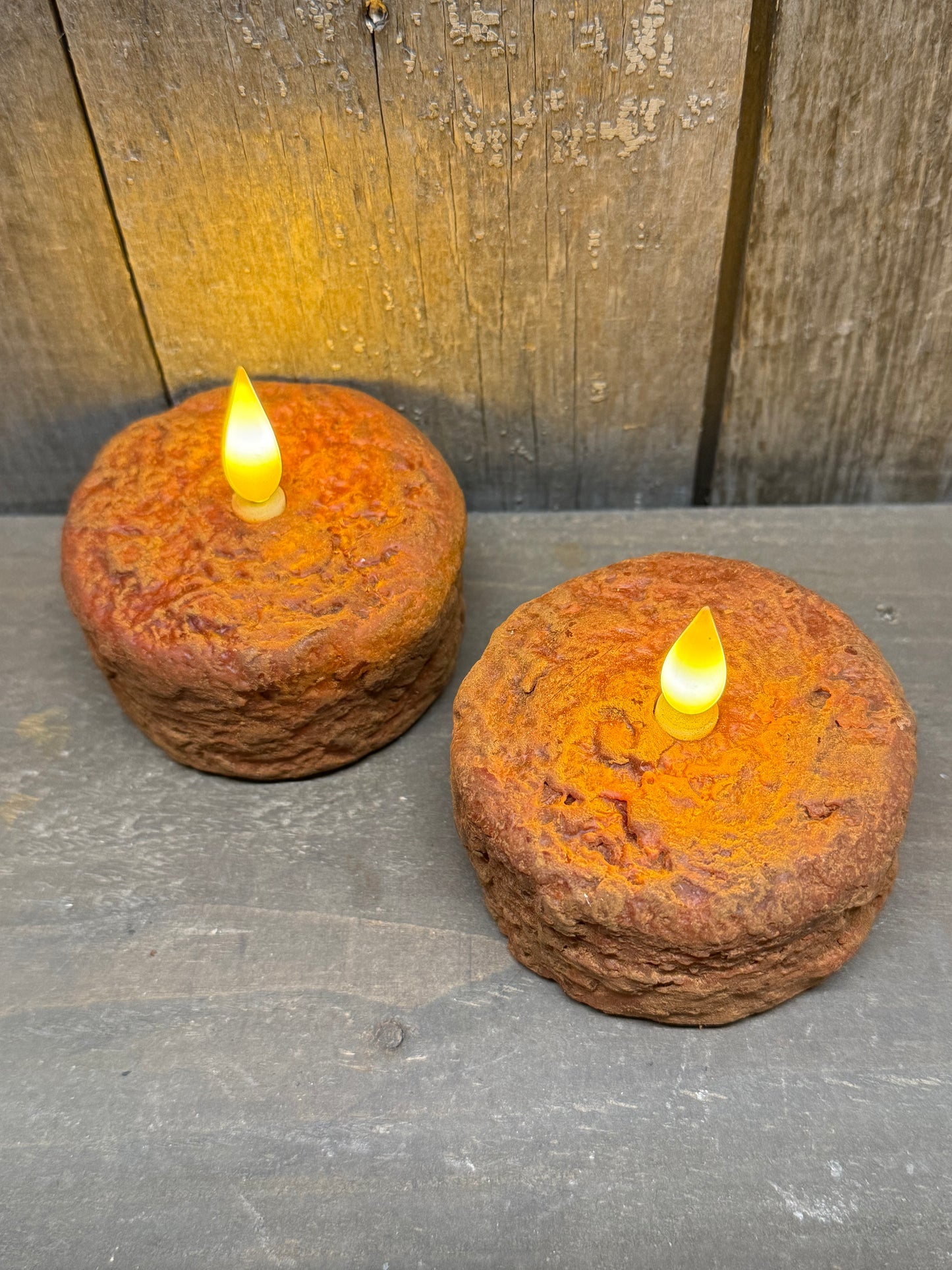 Cake Candle Tea Light, LARGE, SET/2