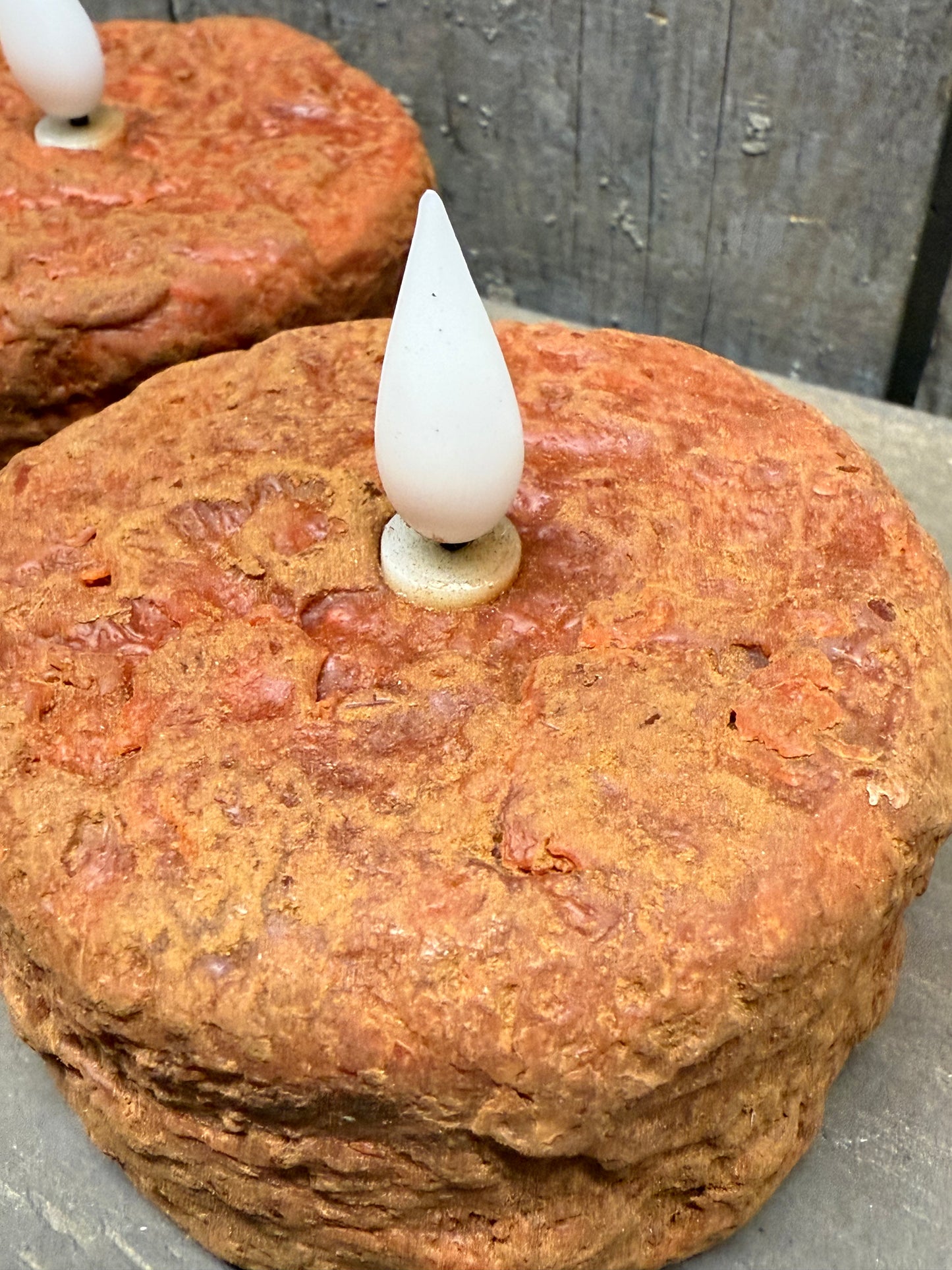 Cake Candle Tea Light, LARGE, SET/2