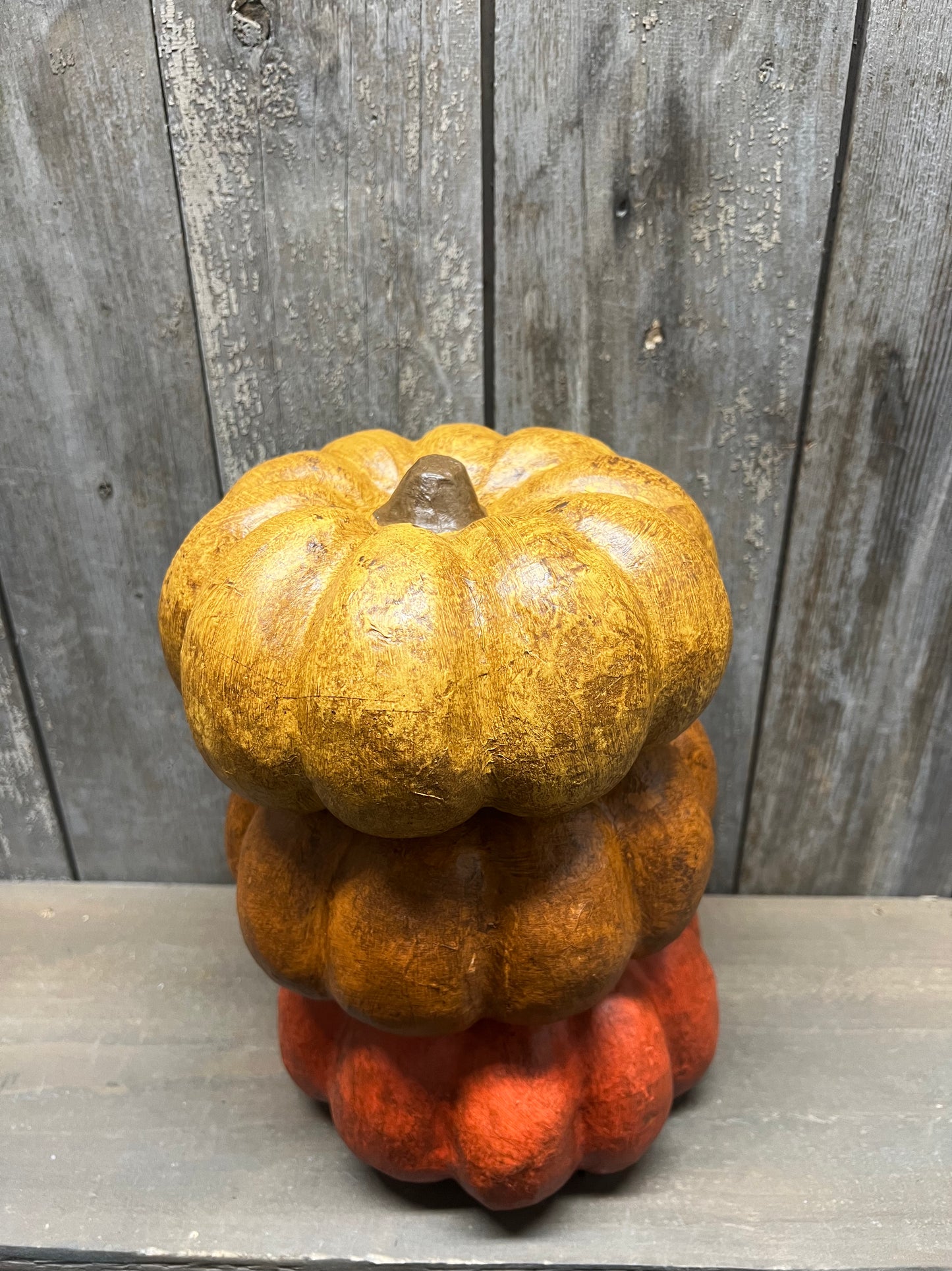 Pumpkin Stack, Set/3 TRI-COLOR