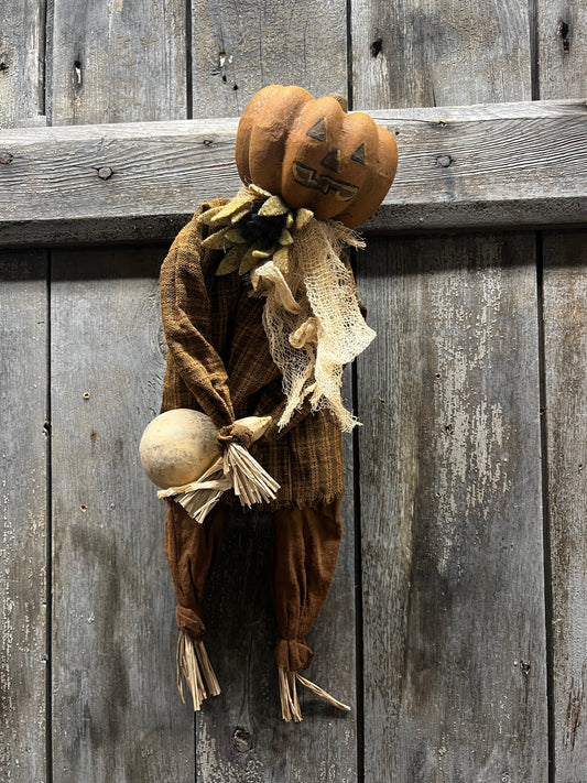 Scarecrow Doll, 16", "GOURD’EN