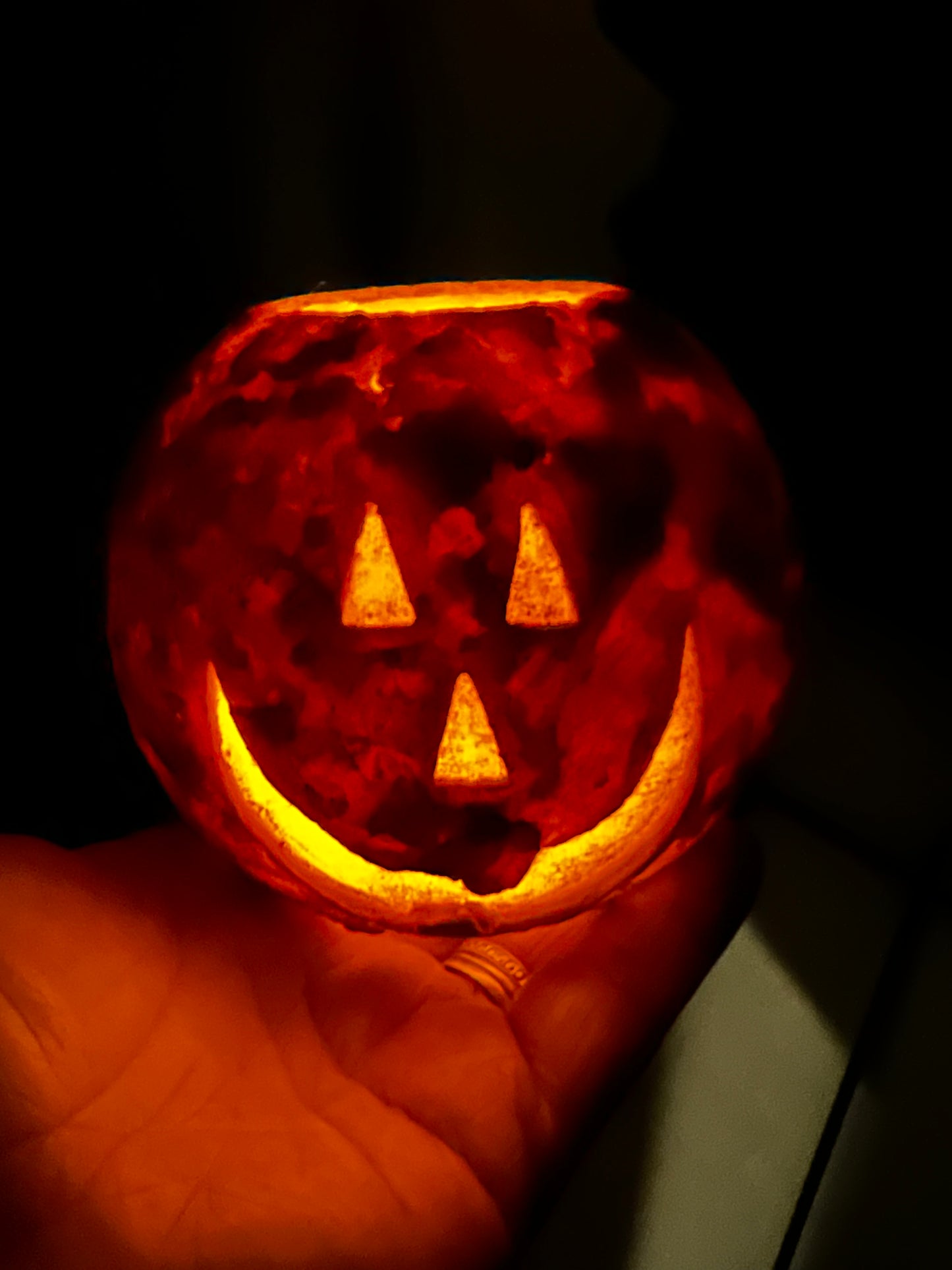 Candle, LED Round, JACK O'LANTERN