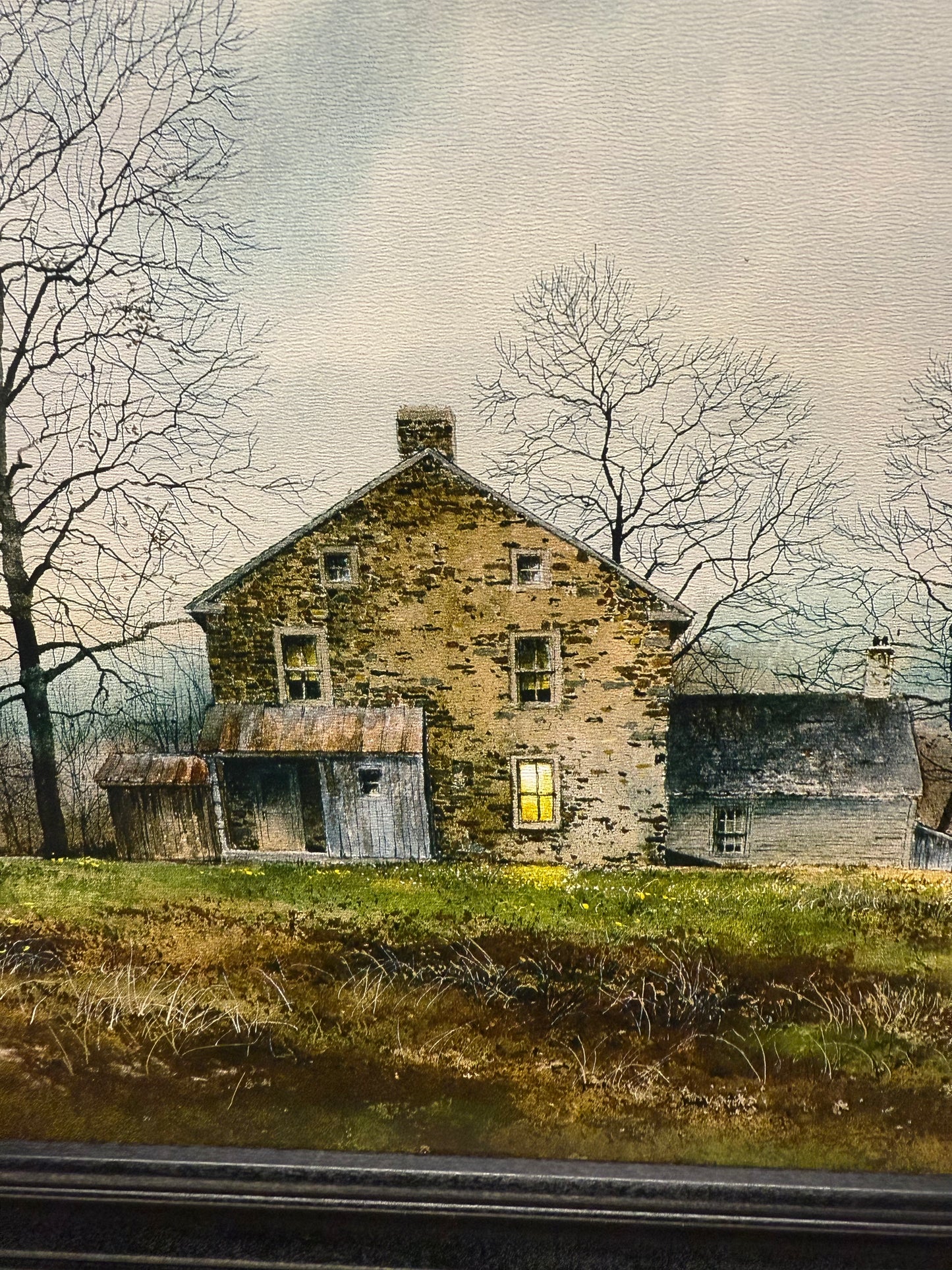 Framed Art, 12X24, LATE NOVEMBER