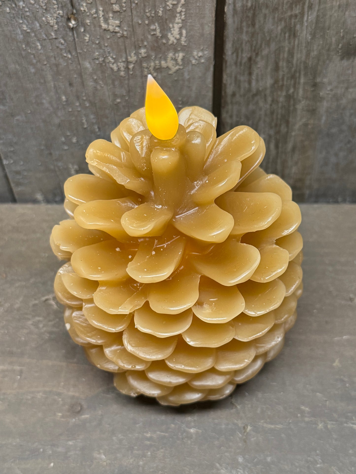 Candle, Large, TIMER, PINECONE