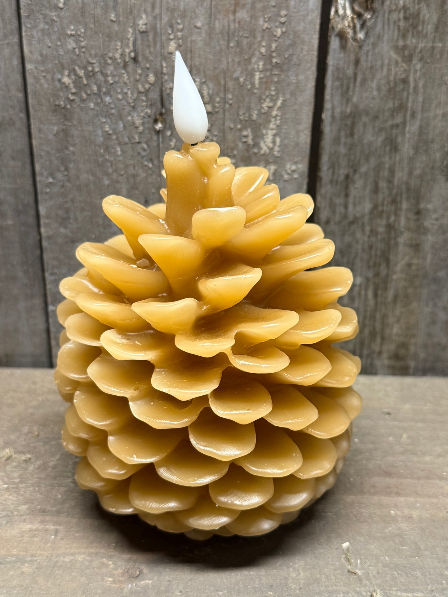 Candle, Large, TIMER, PINECONE
