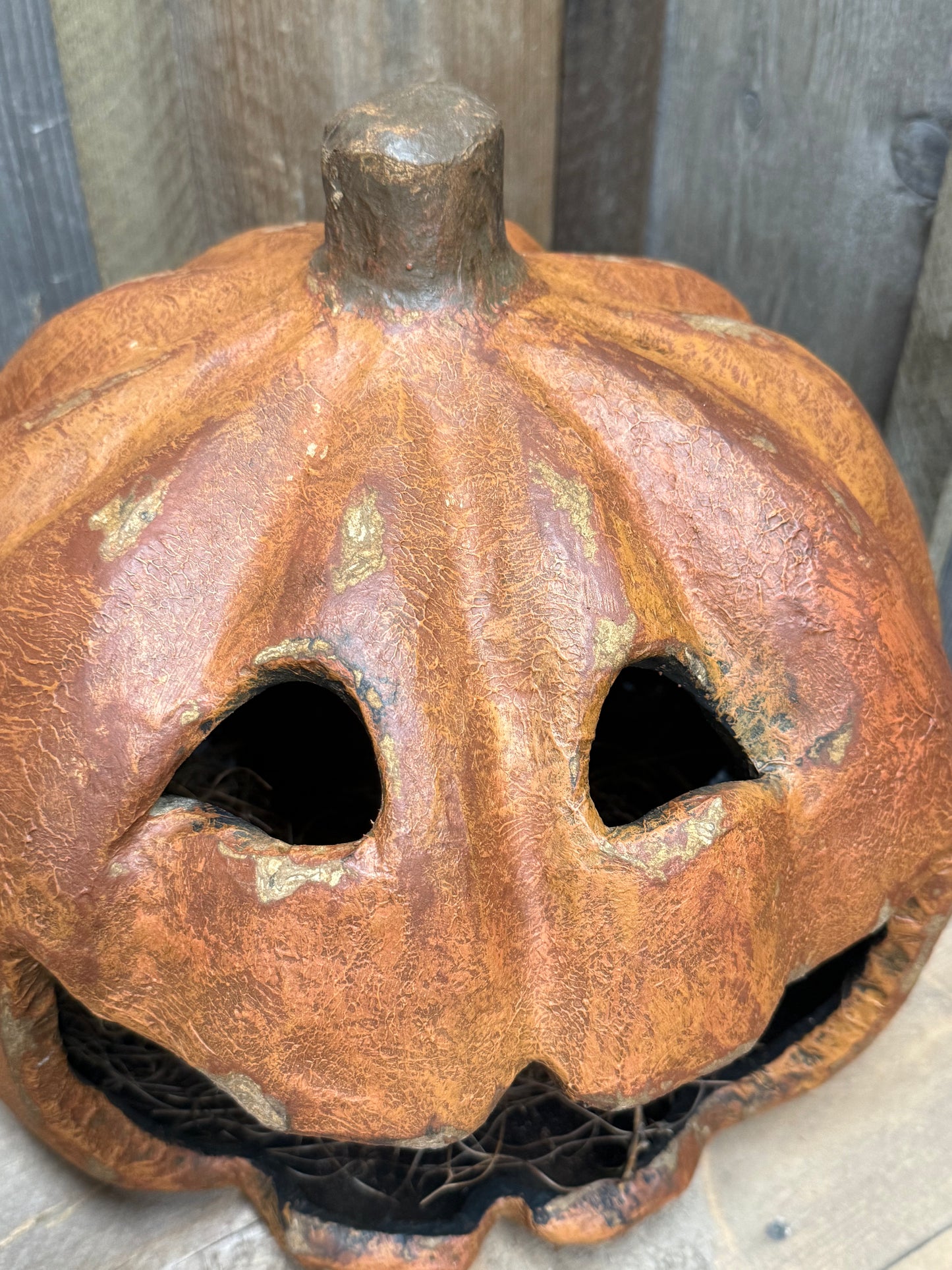 Pumpkin, Paper Mache, HAPPY HANK