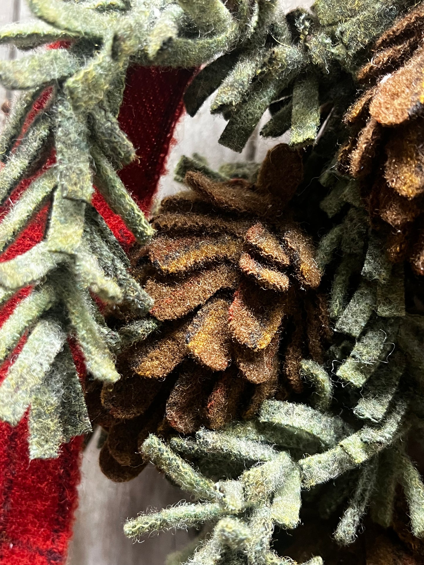 Class, Saturday, 11/16, Dimensional Wool, WOOLY WINTER BOUGH