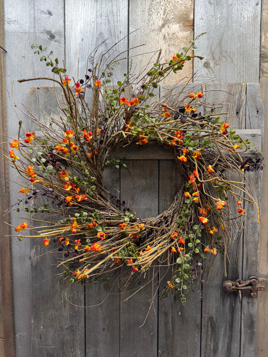 Wreath, 26”, RUSTIC BITTERSWEET