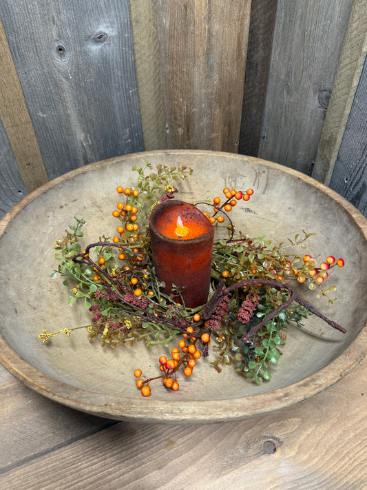 Candle Ring, 4.5", SIENNA PEPPERGRASS