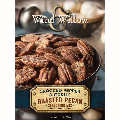 Cracked Pepper & Garlic, ROASTED PECAN Seasoning Mix