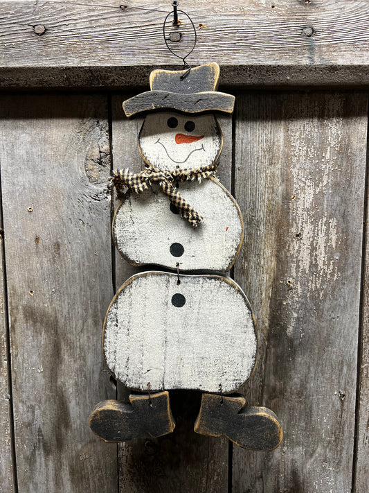 Hanger, SNOWMAN W/BOOTS