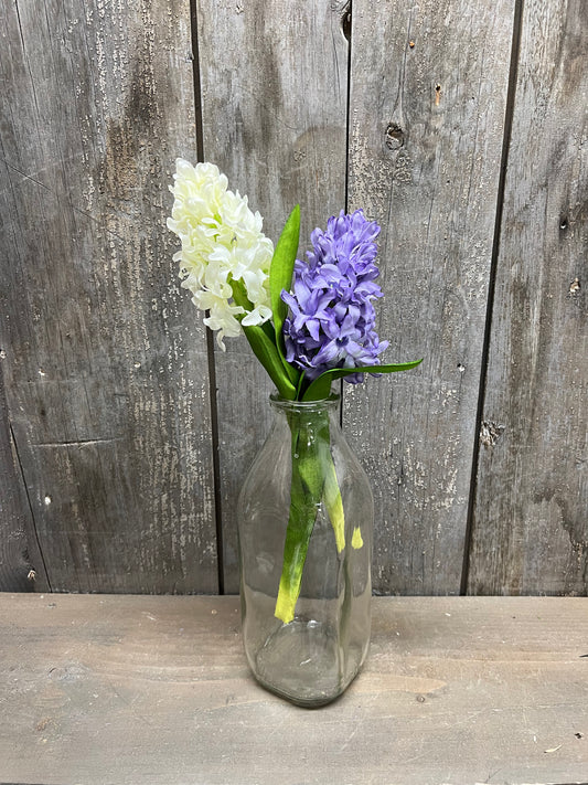 Stem, 11”, HYACINTH, WHITE or PURPLE