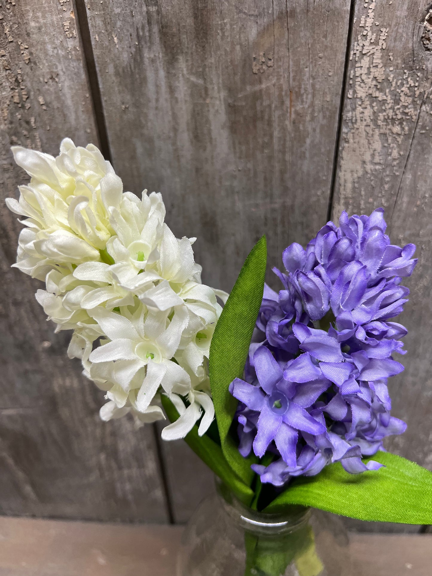 Stem, 11”, HYACINTH, WHITE or PURPLE