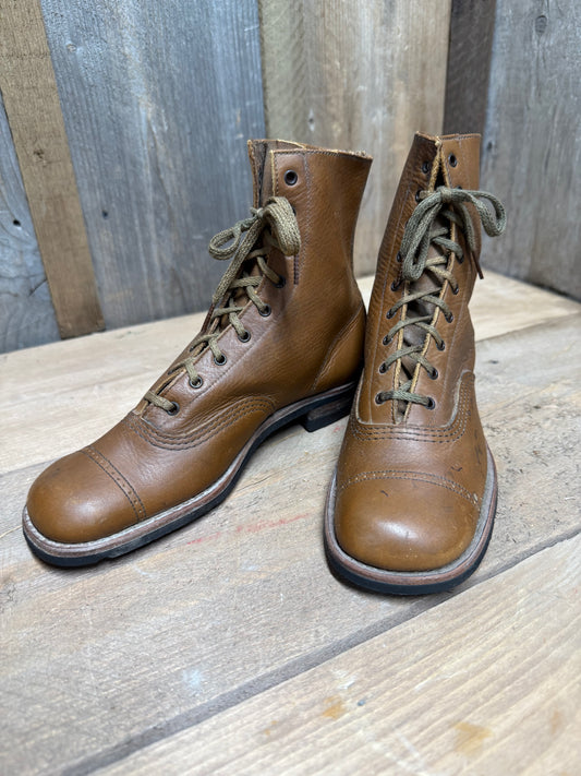 CHILD'S BOOTS, Vintage, Leather