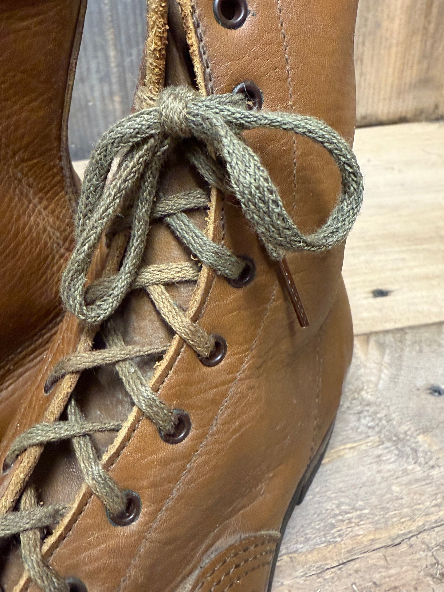 CHILD'S BOOTS, Vintage, Leather