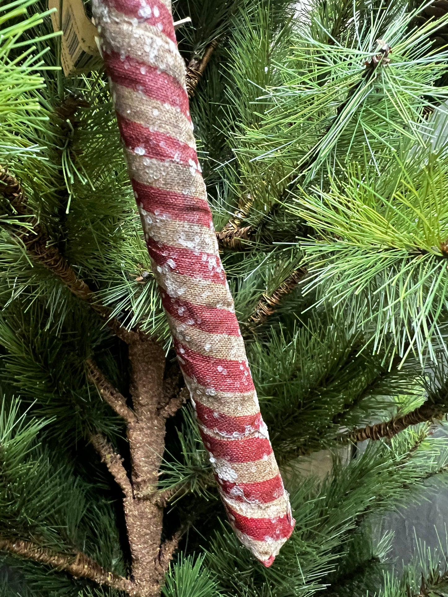 Candy Cane, ANTIQUE SPARKLE, 12" or 9"