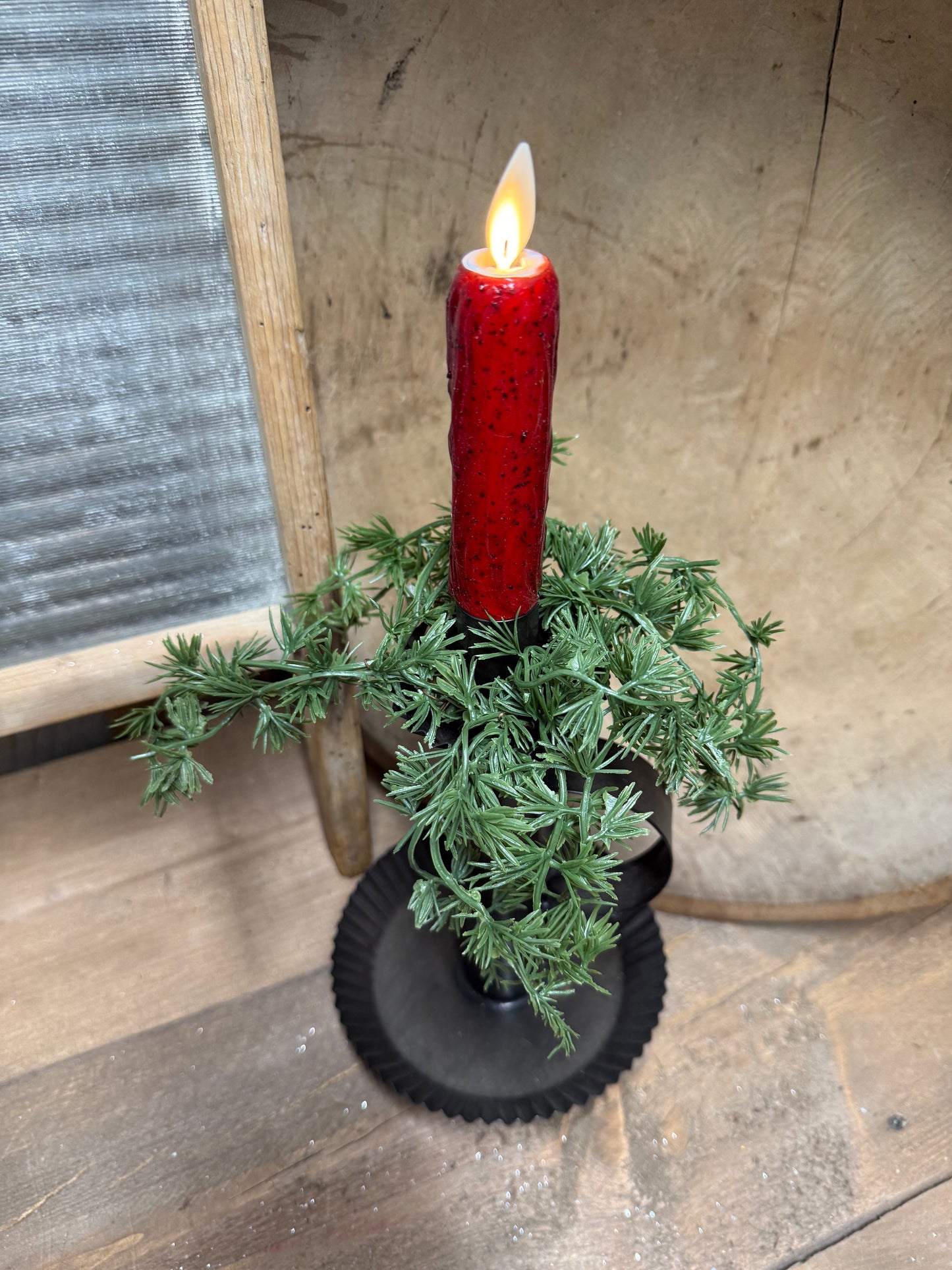 Mini Candle Ring, Dripping, 1.5", MINI PINE