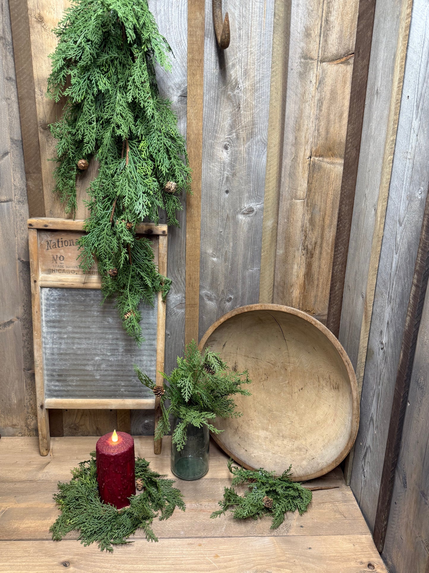 Dripping Garland, 32", CEDAR & PINE