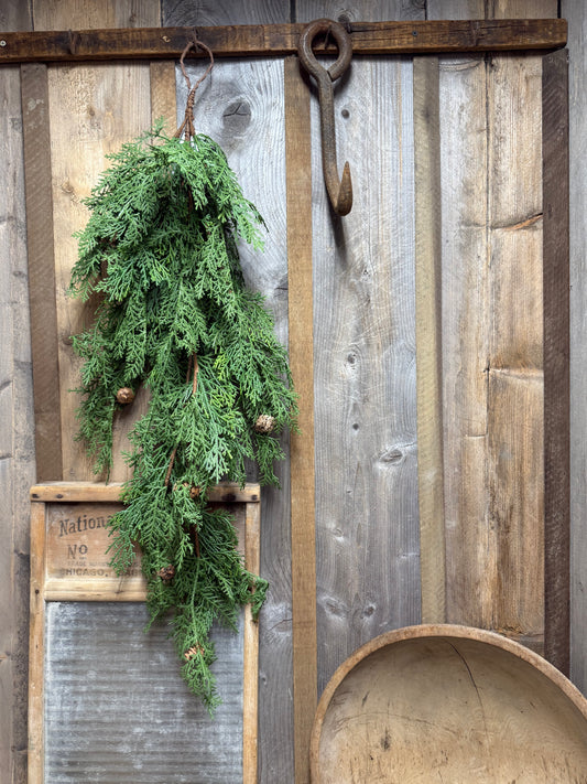 Dripping Garland, 32", CEDAR & PINE