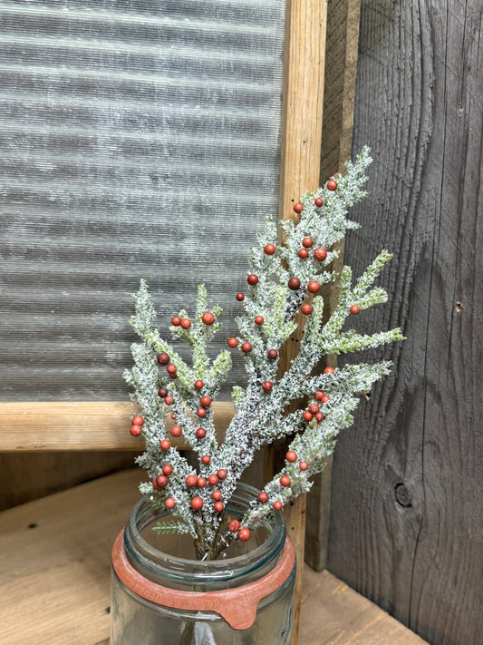 Pick, 12", RED BERRY FIR