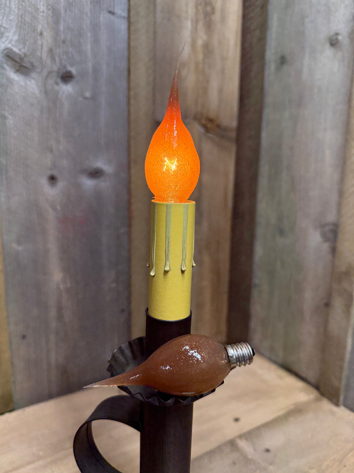 Bulbs, 2 Pack, Hand Dipped Silicone, RUSTIC
