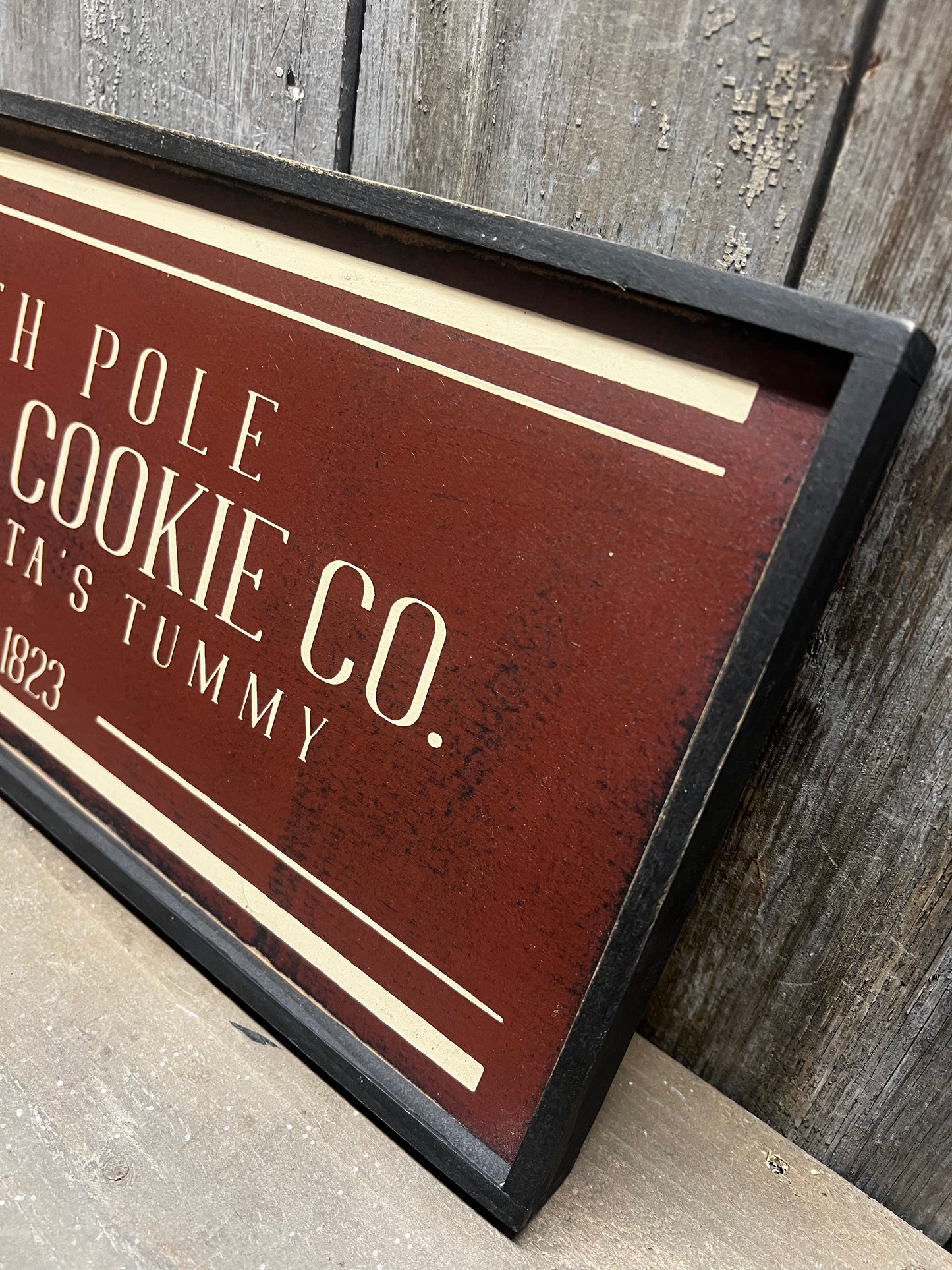 Framed Sign, NORTH POLE COOKIE COMPANY