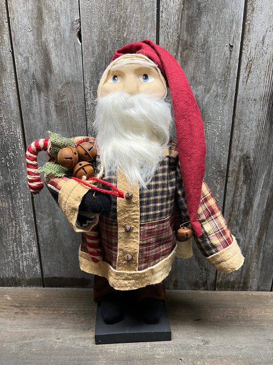 Standing Santa, 18", QUILTED JACKET