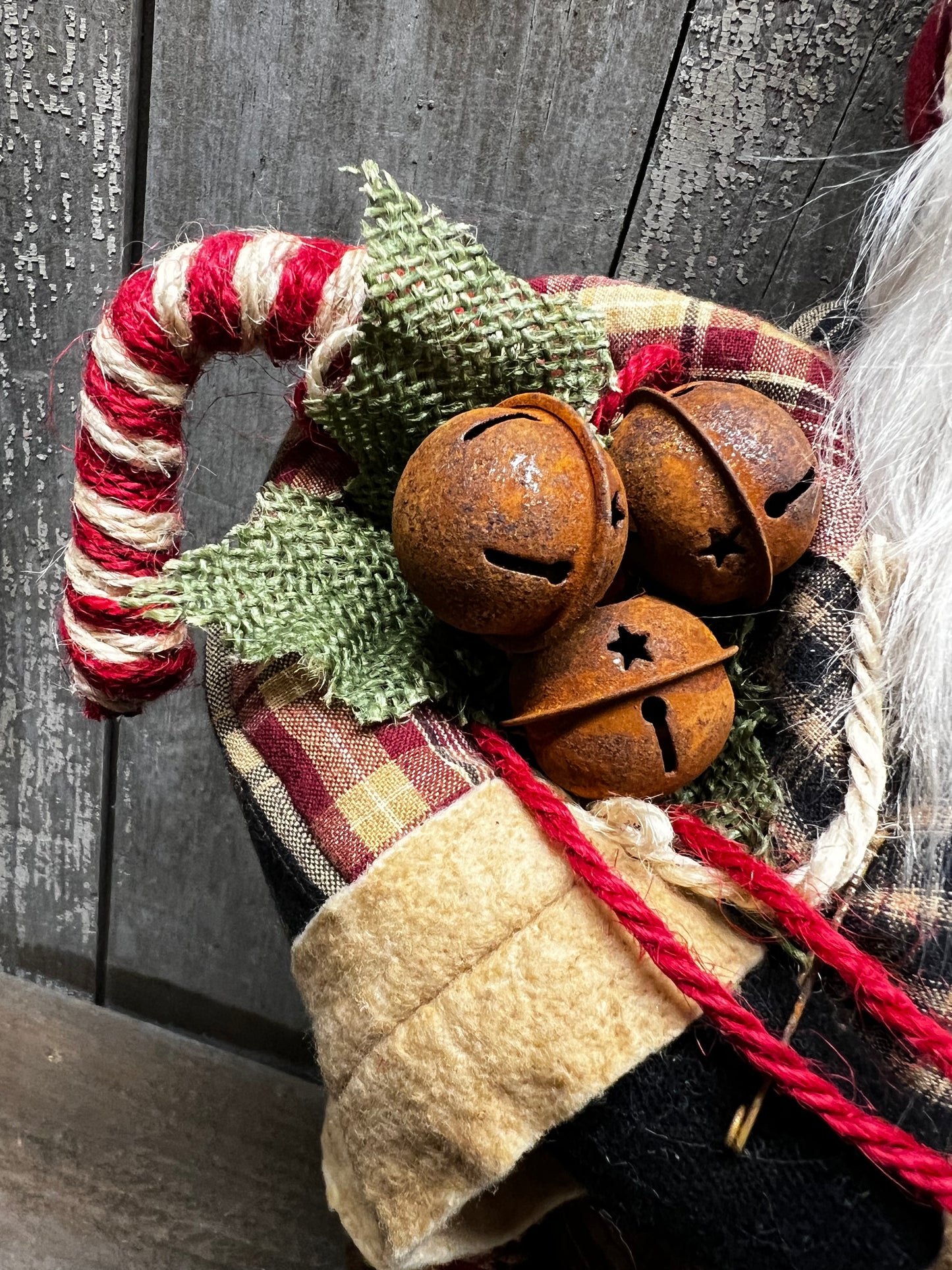 Standing Santa, 18", QUILTED JACKET