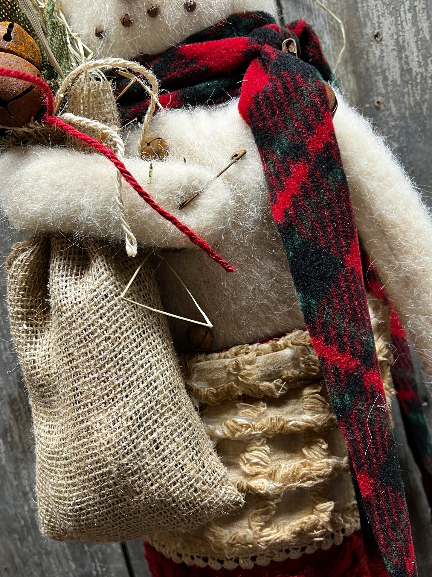 SNOWMAN STOCKING, 33", Hanging