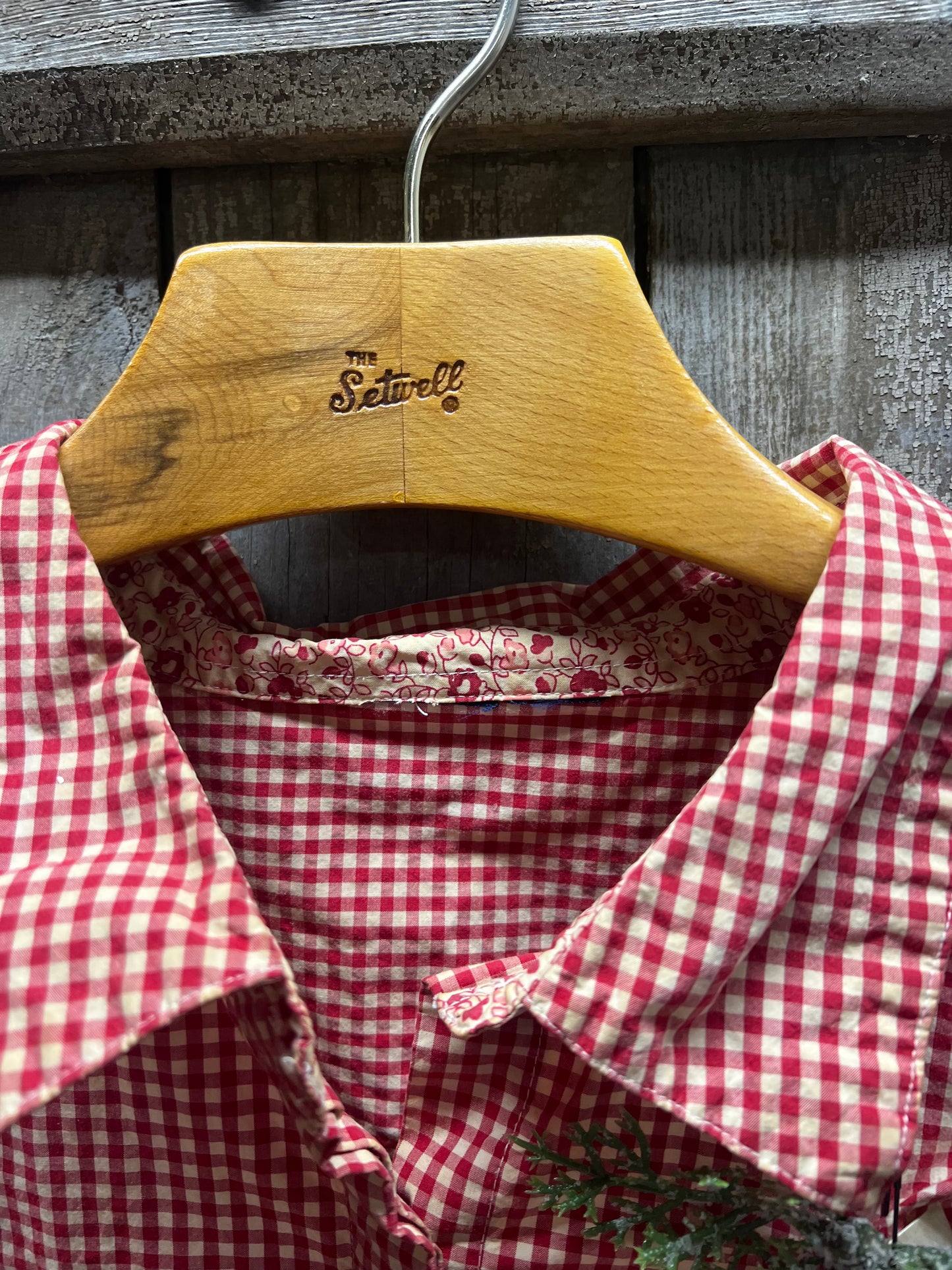 Clothes, Dirty, RED CHECK SHIRT