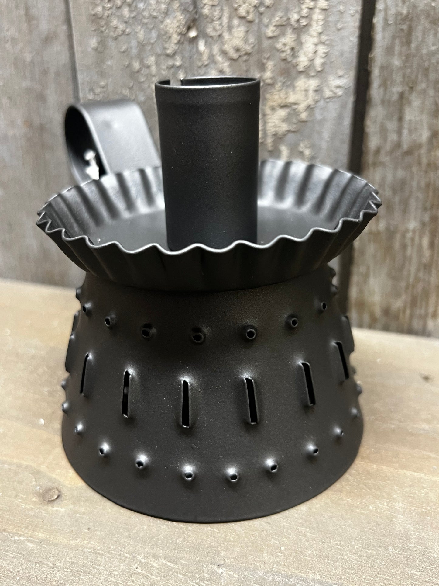 Candle Holder, JEFFERSON/SMOKEY BLACK