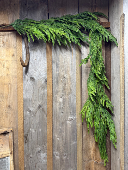 Garland, 58” , NATURAL TOUCH NORFOLK PINE