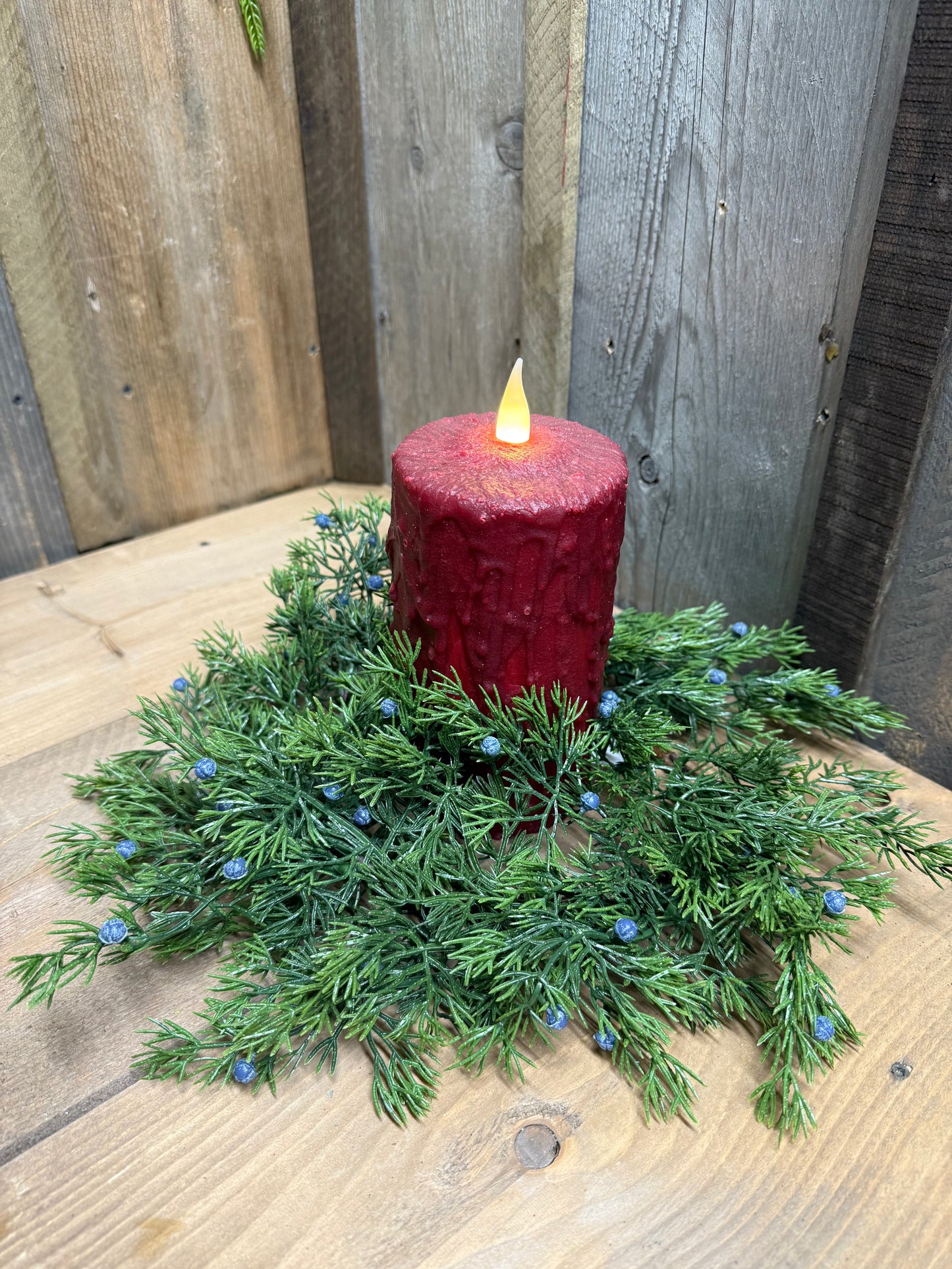Candle Ring, 5” Inner Ring, JUNIPER BERRY