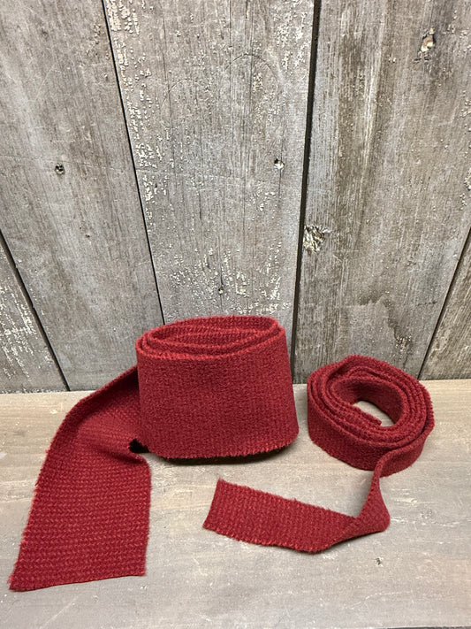 WOOL "RIBBON", Assorted Colors & Sizes