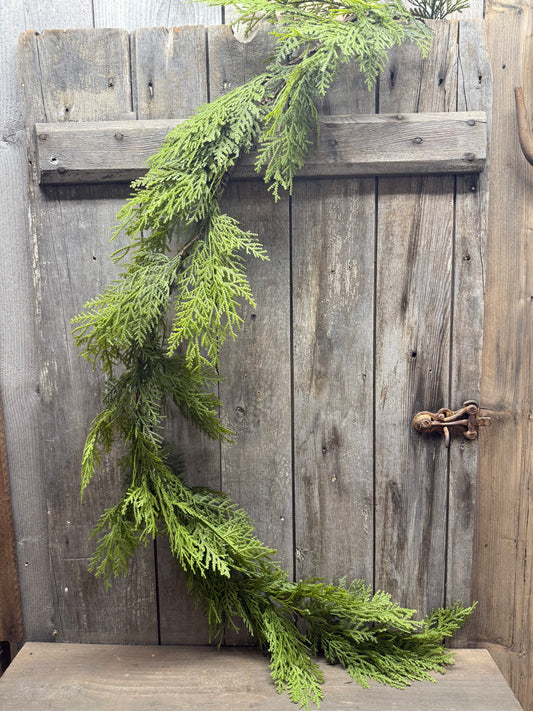 Garland, 5', REAL TOUCH CEDAR