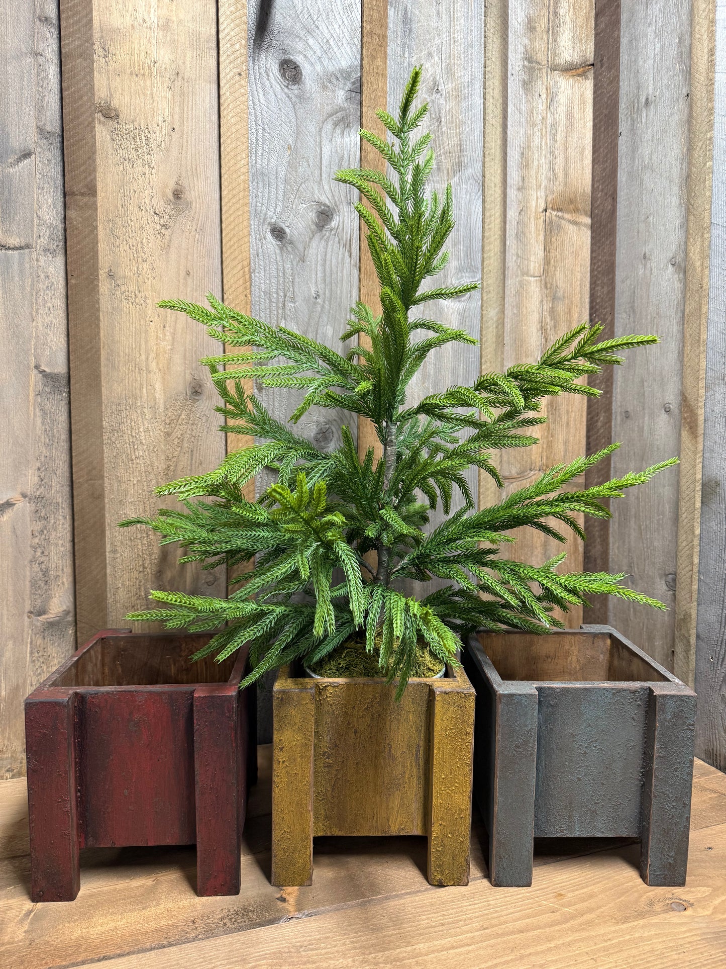 A Tree Box Tree Box, Grungy, SMALL or LARGE – Little Village Primitives