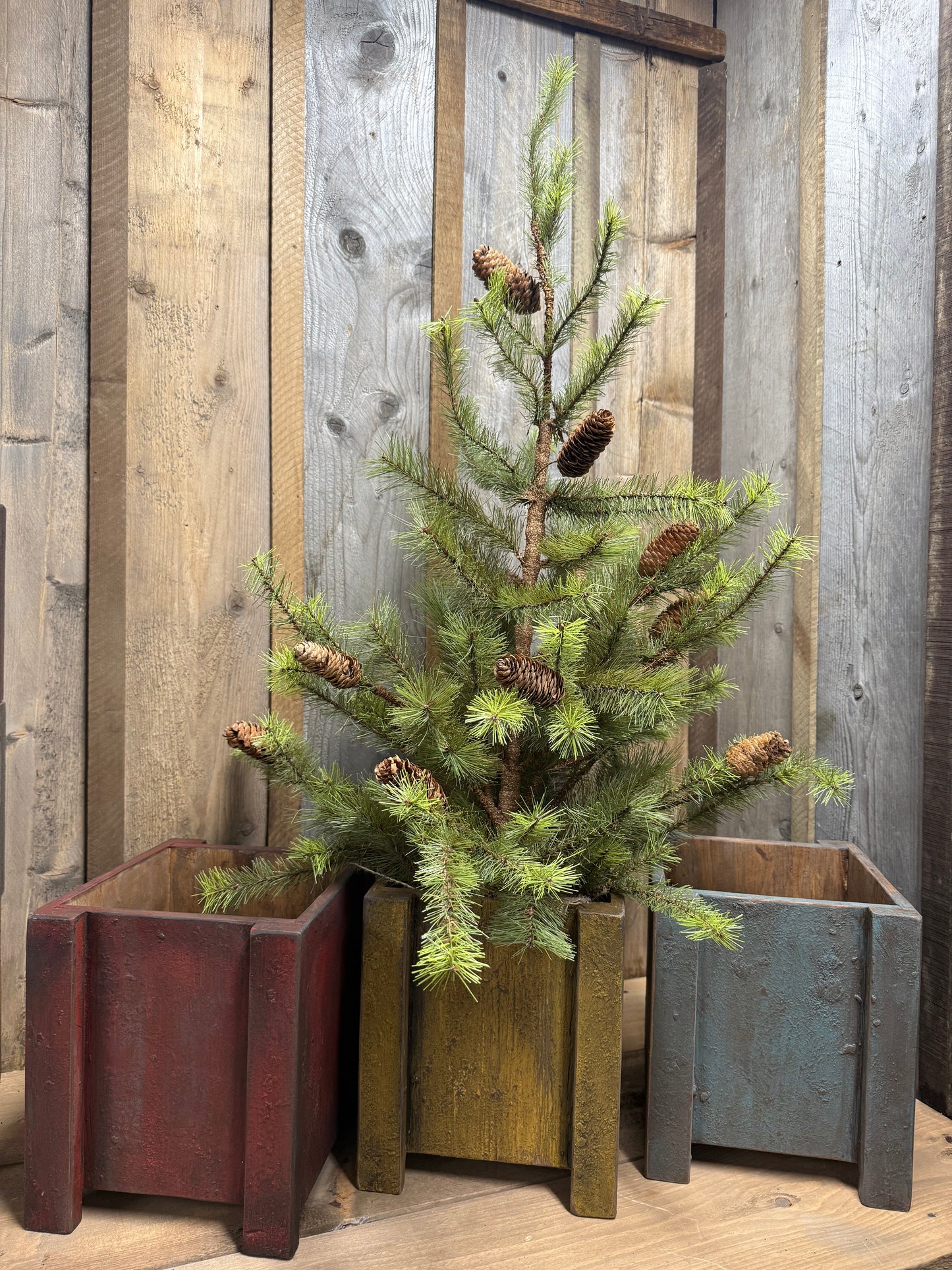 Tree Box, Grungy, SMALL or LARGE