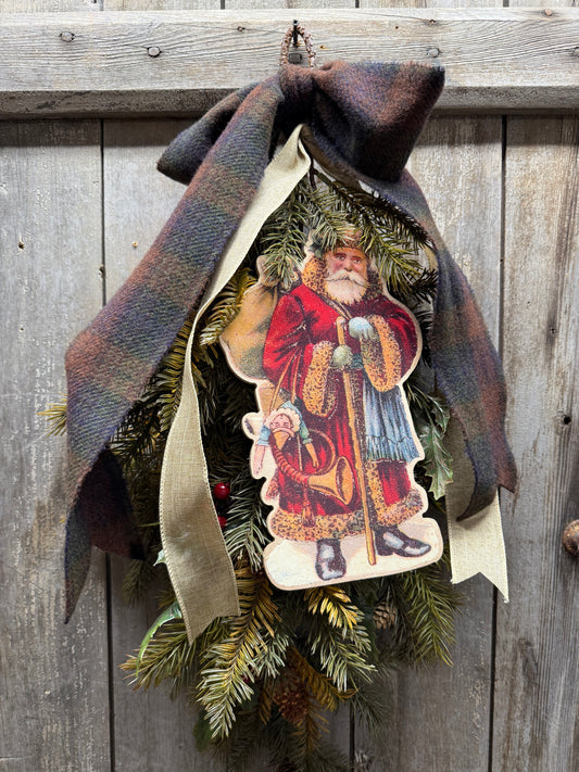 FATHER CHRISTMAS BOUGH, 26"