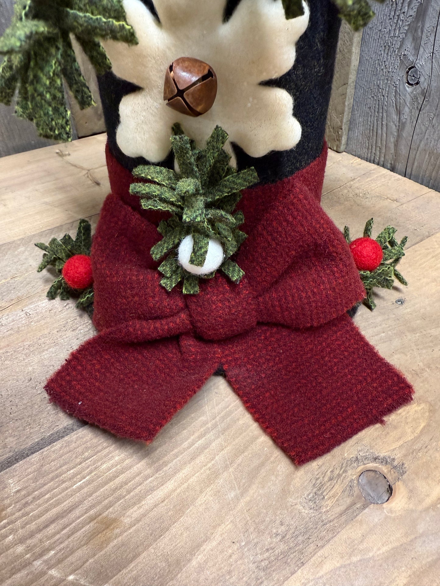 Wool Top Hat, 13", SNOWMAN & GINGERBREAD MAN